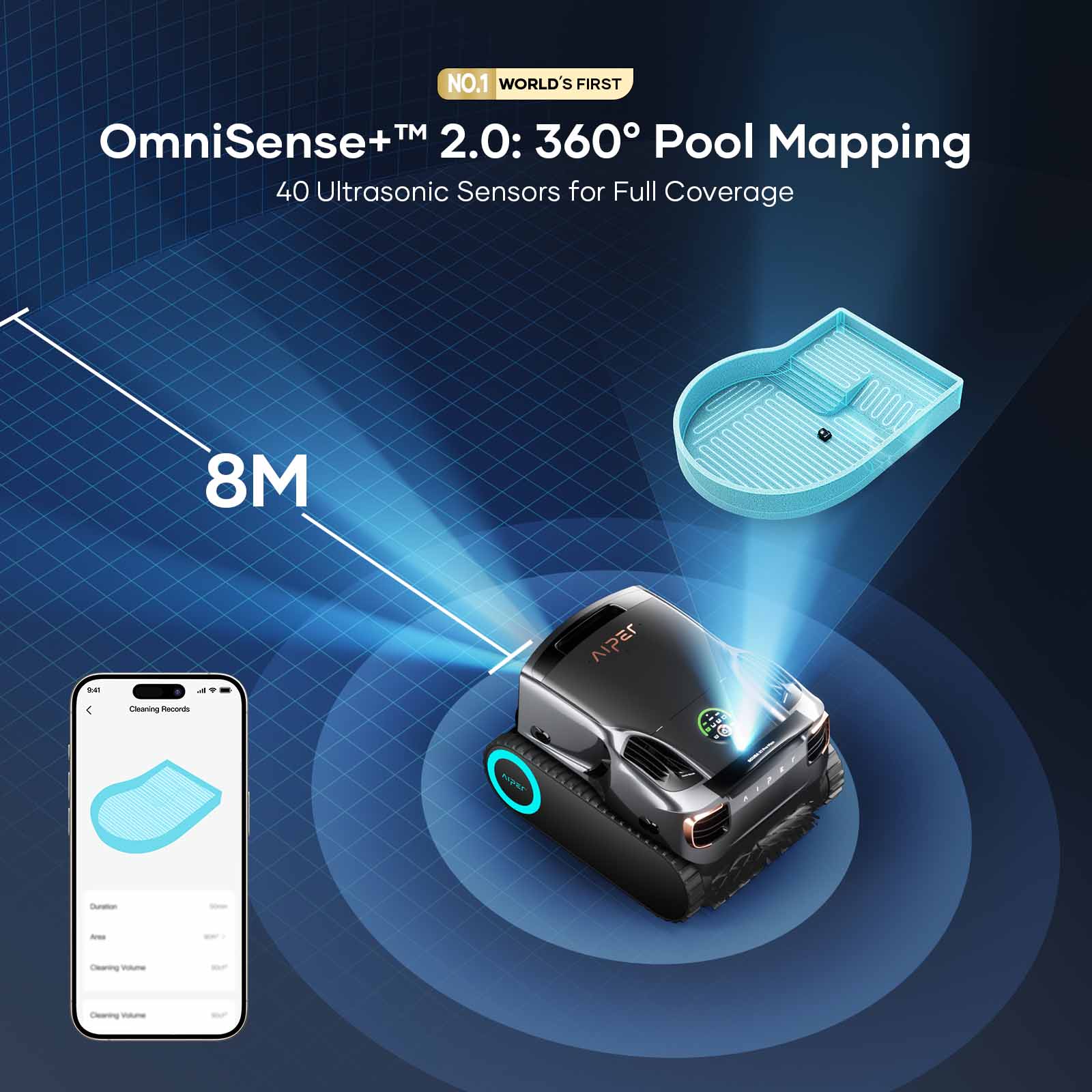 Aiper Scuba X1 Pro Max Cordless Robotic Pool Cleaner